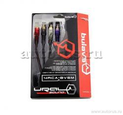 кабель межблочный профессиональный 4RCA - 4RCA 5м Ural 4RCA-BV5M