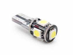 Лампа светодиод. Lumen Alfa T10-5050-5 Canbus (W5W, W2.1x9.5d, А12-5-2)
