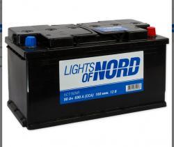 Аккумулятор Lights of Nord 90 А/ч Обратная EN690 А 353x175x190 6CT-90NR