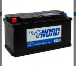 Аккумулятор Lights of Nord 90 А/ч Прямая EN690 А 353x175x190 6CT-90N