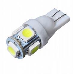 Лампа светодиод. Lumen Quantum T10-5050-5 24V (W5W, W2.1x9,5d, А24-5-2)