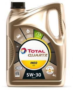 Масло моторное Total Quartz Ineo ECS 5W30 синтетическое 4 л 213685