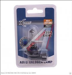 Лампа 12V HB4/9006 55W+30% P22d блистер 1шт. XENITE   1007085