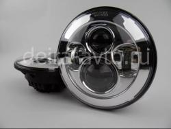 Фары  головного света LED линза DA-JH02 BLACK ( 7’’) 2ШТ К-КТ.