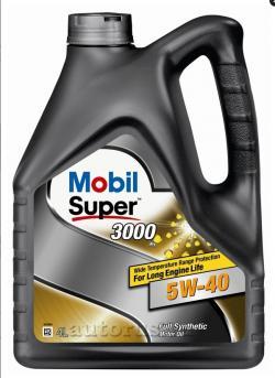 Масло Mobil Super 3000 Х1 5W40 мот.син. (4л) 