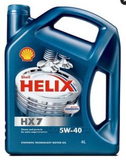Масло Shell Helix HX7 5W40 мот. п/с. (4л)
