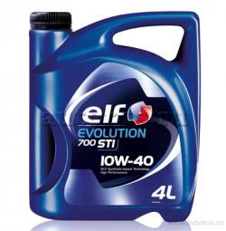 Масло ELF EVOLUTION 700 STI 10W40 моторное полусинтетическое 4 л