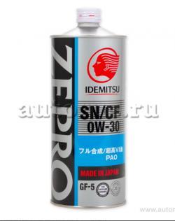 Масло IDEMITSU ZEPRO Touring Pro 0W30 моторное синтетическое 1 л
