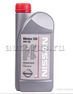 Масло NISSAN MOTOR OIL 0W30 моторное синтетическое 1 л    KE900-90132R