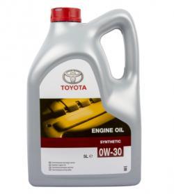 Масло TOYOTA Engine Oil 0W30 моторное синтетическое 5 л