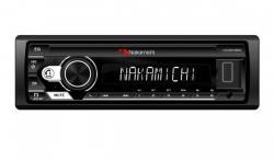 Автомагнитола Nakamichi NQ511BW 1 din, USB, AUX, Bluetooth, 50x4 Вт,бел.