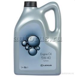 Масло моторное Lexus Engine oil 5W40 синтетическое 5 л 08880-82643-GO