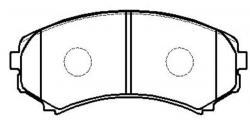Колодки передние MITSUBISHI Paj 2.5-3.5 (1990-00) CTR CKM-9
