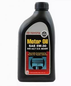 Масло моторное TOYOTA Motor Oil SM/SN 10W-30 синтетическое 0.946 л 00279-1QT30