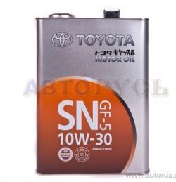 Масло моторное TOYOTA Motor Oil SN/GF-5 10W-30 минеральное 4 л 08880-10805