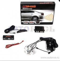 Парковочный радар LEOPARD PA 20, white, 4 датчика
