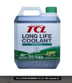 АНТИФРИЗ TCL LLC -40C зеленый, 4 л