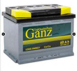 Аккумулятор GANZ 60 А/ч Прямая 242x175x190 EN540 А