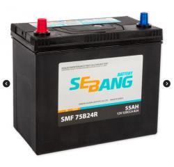 Аккумулятор SEBANG SMF 55 А/ч прямая L+ 238x129x225 EN520 А