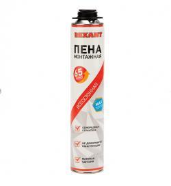 Пена монтажная всесезонная для пистолета 65 л REXANT max