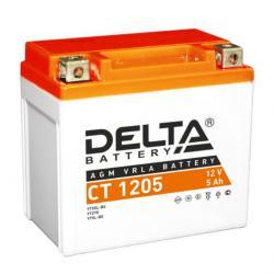 Аккумулятор DELTA Battery AGM 5 А/ч обратная R+ 114x70x106 EN80 А