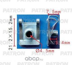 Скоба крепежная BMW Audi Seat Skoda VW Peugeot Alfa Romeo Fiat Lancia Mercedes Применяемость Скоба M PATRON P372165