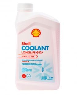 Антифриз SHELL Coolant Longlife G12+ готовый -40C красный 1 кг 550062667