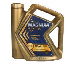 Масло моторное Rosneft Magnum Ultratec A3 5W-40 4 л 40816442