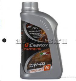 Масло моторное G-Energy Synthetic Long Life 10W-40 синтетическое 1 л 253142394