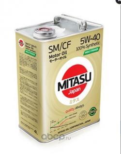 Масло моторное Mitasu MOLY-TRiMER SM 5W-40 синтетическое 4 л MJM124