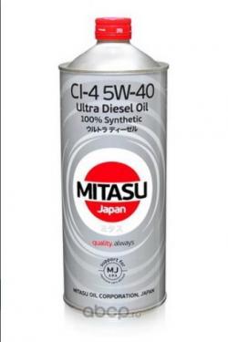 Масло моторное Mitasu ULTRA DIESEL CI-4 5W-40 синтетическое 1 л MJ2121