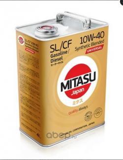 Масло моторное Mitasu UNIVERSAL SL/CF MJ-125 10W-40 полусинтетическое 4 л MJ1254