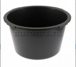 Таз круглый строительный, черный, 30 л, Россия Сибртех 81455 СИБРТЕХ 81455