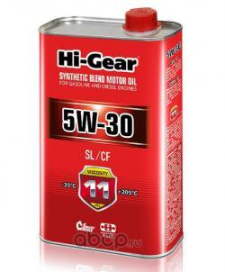 МАСЛО МОТОРНОЕ ПОЛУСИНТЕТИЧЕСКОЕ 5W-30 SLCF 1Л HI-Gear HG1130