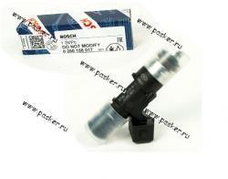 Форсунка 1118 Калина, 2110-12, 2123 Chevy Niva BOSCH дв.1.6 8-ми кл 017   21114-1132010