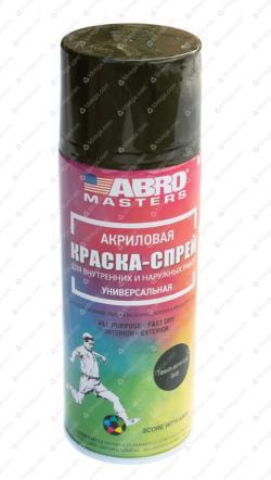 Краска-спрей (темно-зеленая) ABRO MASTERS (10702070/240719/0141988/1, Китай)