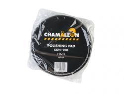 Полировальный круг на липучке черный (мягкий) 150x25 мм Chamaleon 49300