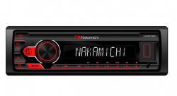 Автомагнитола Nakamichi NQ511BR 1 din, USB, AUX, Bluetooth, 50x4 Вт,красн.