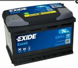 Аккумулятор exide excell 12v 74ah 680a 278x175x190 -