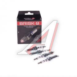 Свеча А-15 BRISK QR15LC-1 Газел_ь NEXT Super УМЗ-А274, 275 EvoTech 2.7 дл.юбка под ключ 16мм (10115070/060319/0014524, Чехия)