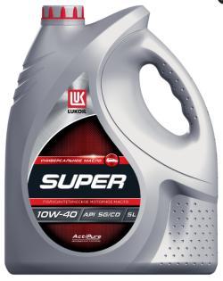 Масло Лукойл Супер SG/CD 10W40 моторное полусинтетическое 5 л