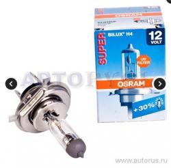 Лампа 12V H4 60/55W P43t OSRAM SUPER 1 шт. картон 64193SUP