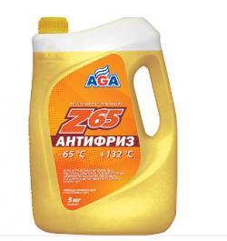 Антифриз AGA желтый (-65/+132) готовый  5 кг AGA043Z