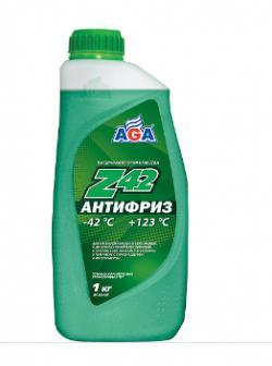 Антифриз AGA зеленый (-42/+123) готовый  1 кг AGA048Z