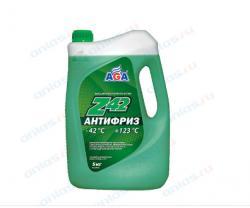 Антифриз AGA зеленый (-42/+123) готовый  5 кг AGA049Z