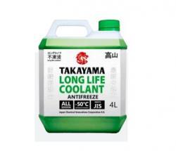 Антифриз Takayama Long Life Coolant зеленый -50C 4 л