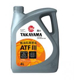 Масло Takayama ATF III  Dexron 4 л пластик