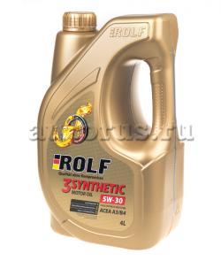 Масло моторное ROLF 3-synthetic 5W-30 4 л 322733