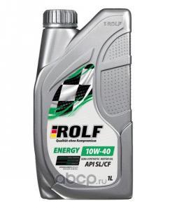 Масло моторное ROLF Energy SAE 10W-40 API SL/CF полусинтетическое 1 л 322424