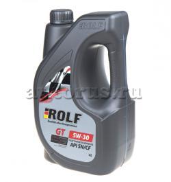 Масло моторное ROLF GT SAE 5W-30 API SN/CF синтетическое 4 л 322443
